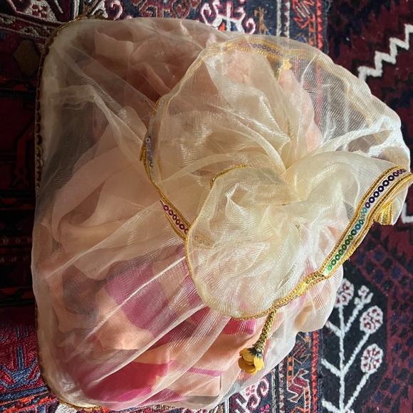 Satya Paul original silk sari brushstroke pattern - Picture 5 of 5